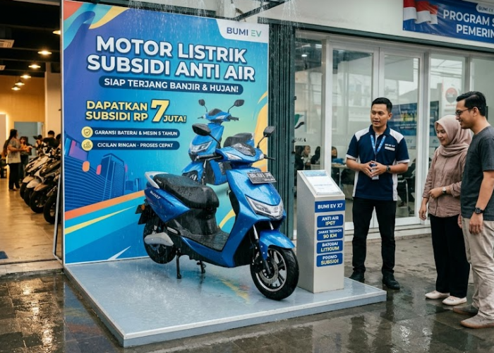 4 Motor Listrik Subsidi Anti Air Terbaik 2026, Aman Dipakai saat Musim Hujan