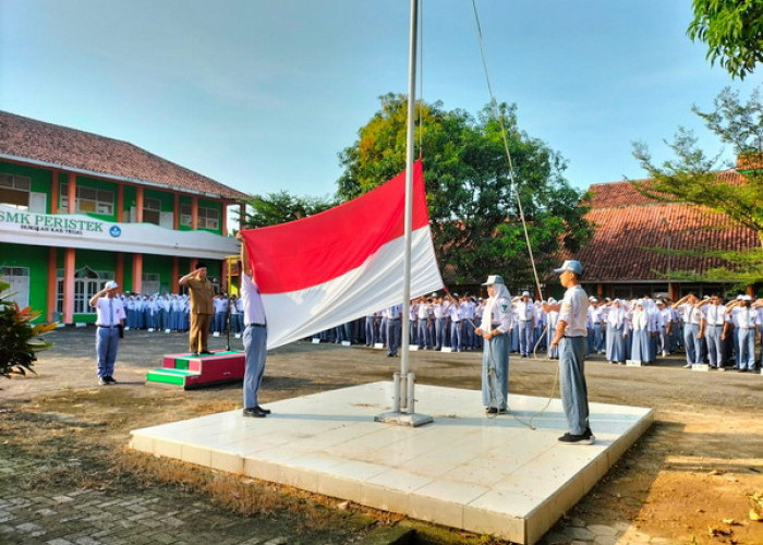 Hardiknas, SMK Peristek Pangkah Tanamkan Patriotisme ke Peserta Didik