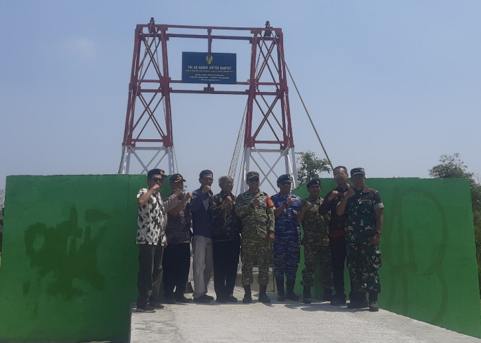 Pangkas Rute Memutar, Jembatan Garuda Tegal Selesai Dibangun 1 Bulan
