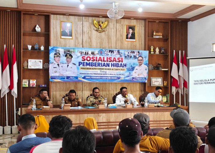 Gandeng Komisi II DPRD, Dinkan Brebes Sosialisasi Hibah dan Pupuk Subsidi Sektor Perikanan