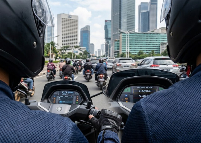 Yamaha NMAX Turbo Punya Dua Mode Berkendara, Apa Bedanya T-Mode dan S-Mode saat Digunakan di Jalan?