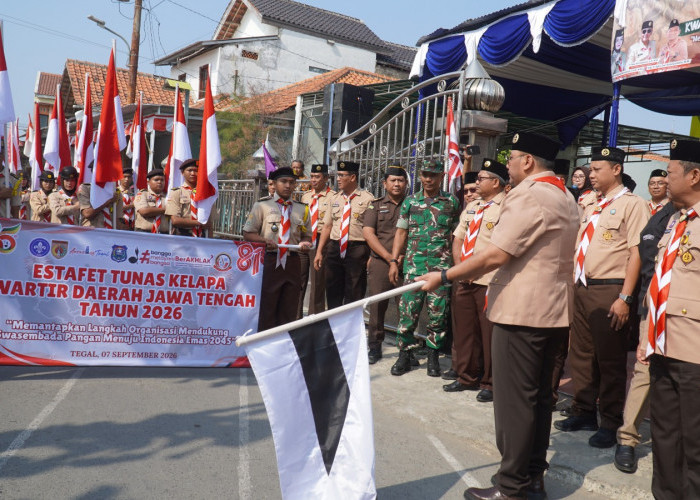 Estafet Tunas Kelapa 2026 Kota Tegal: Dorong Pramuka Wujudkan Swasembada Pangan