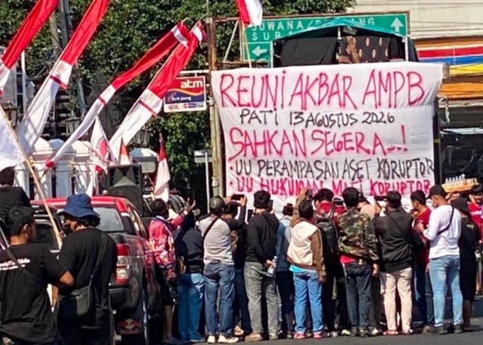 Reuni Aksi 13 Agustus di Pati: Massa Desak DPR Sahkan UU Perampasan Aset dan Hapus Pajak Memberatkan