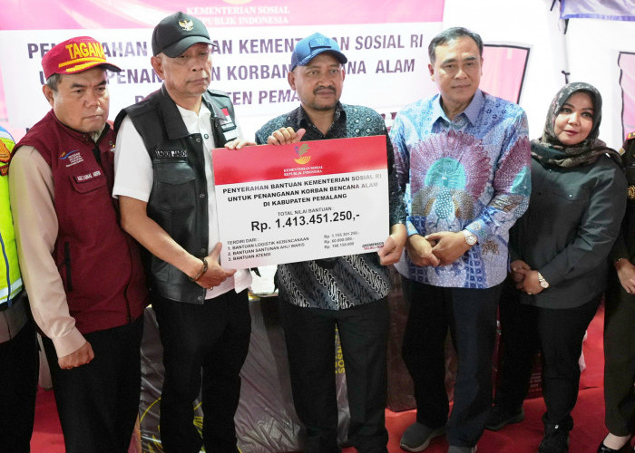 Total Rp1,413 Miliar, Kemensos RI Kucurkan Bantuan untuk Korban Bencana di Pemalang