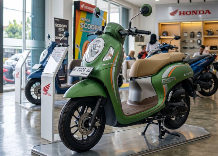 Cari Motor Matic Retro Hemat Bensin? Ini Keunggulan Honda Scoopy 2026 Terbaru
