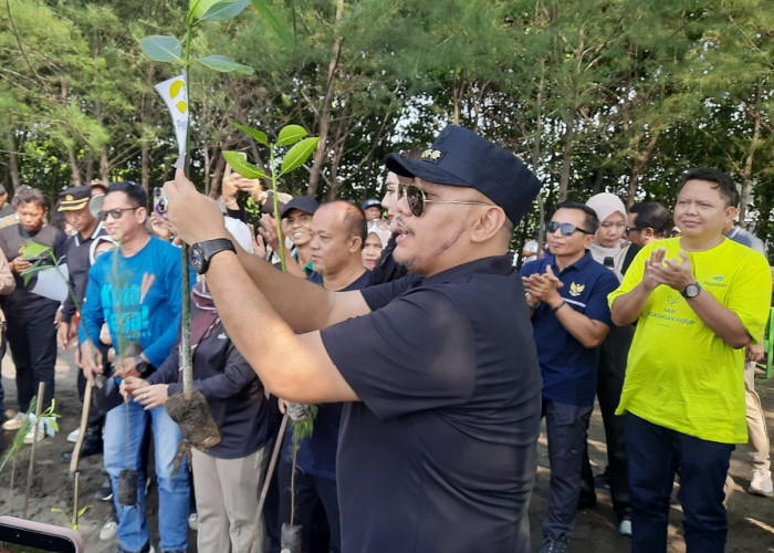 Dukung Gerakan Indonesia Asri, 2.000 Pohon Ditanam di Obyek Wisata Pantai Pulo Kodok Tegal
