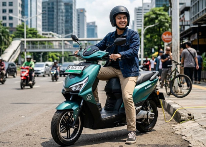 Teknologinya Jempolan! Cek Motor Listrik Subsidi Termurah Baterai Awet Ini