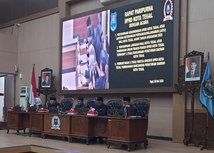 Rapat Paripurna DPRD Kota Tegal Digelar, Ini Tiga Agendanya