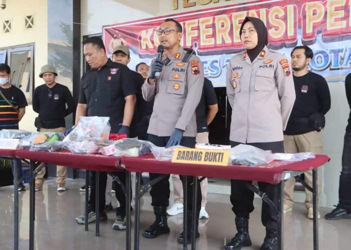 Polres Tegal Kota Bongkar 10 Kasus Narkoba: Sabu & Tembakau Gorila 1 Kg Disita