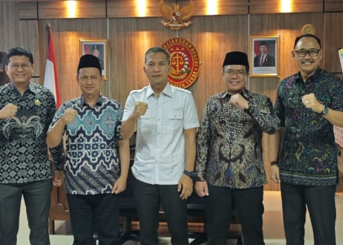 Jalin Sinergitas, Pimpinan DPRD Sambangi Kejaksaan dan Kodim Tegal  