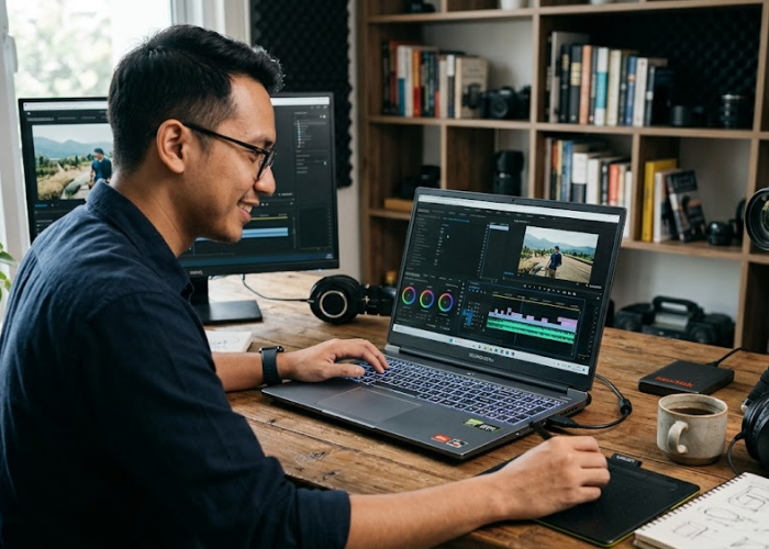 5 Laptop Murah Spek Dewa untuk Multimedia 2026, Cocok Edit Video dan Desain Grafis
