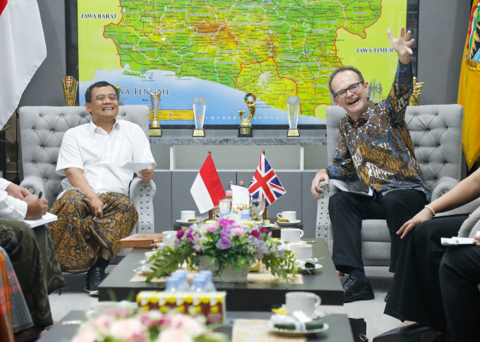Tindak Lanjuti Kerjasama, Dubes Inggris Temui Gubernur Jateng