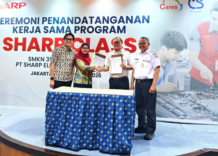 Program Sharp Class Gandeng SMKN 35 Jakarta Barat Tingkatkan Lulusan SMK