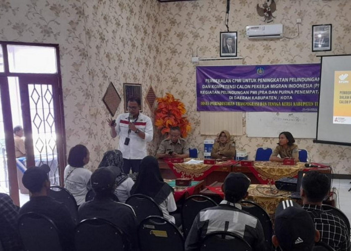 Mental dan Kemampuan 60 Calon Pekerja Migran Indonesia asal Kabupaten Tegal Digembleng Disperintransnaker 
