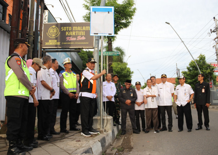 Pj Wali Kota Launching Satu Arah Jalan RA Kartini Tegal