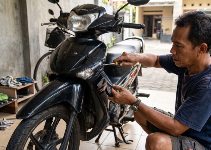 Cara Mengatasi Batok Motor Supra Geter Tanpa ke Bengkel, Murah dan Praktis!