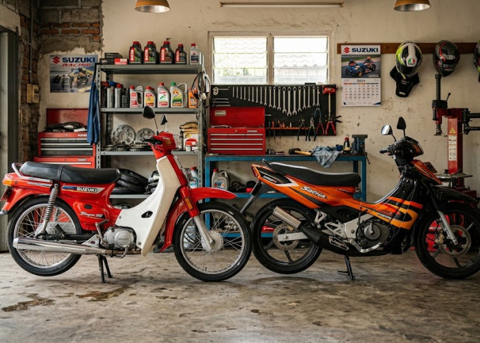 7 Motor Bebek Suzuki yang Mesinnya Bandel dan Awet