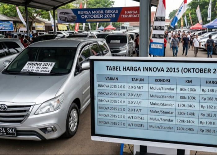 Daftar Harga Kijang Innova Barong 2015 per Oktober 2026: Tipe Luxury, G, & V Terlengkap!