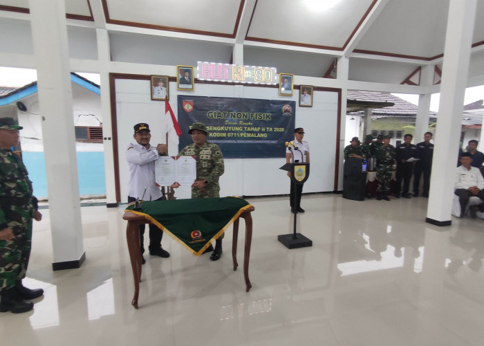 Berlangsung 30 Hari, Bupati Pemalang Buka TMMD Sengkuyung Tahap II 2026 di Desa Klarean