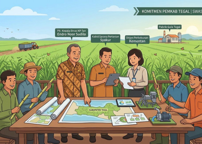 Pemkab Tegal Petakan 7 Kecamatan untuk Pengembangan Tebu