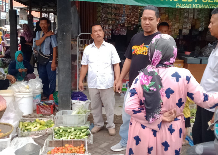 Ngelapak di Lahan Parkir, Belasan Pedagang Lemprakan di Pasar Kemantran Tegal Ditertibkan 