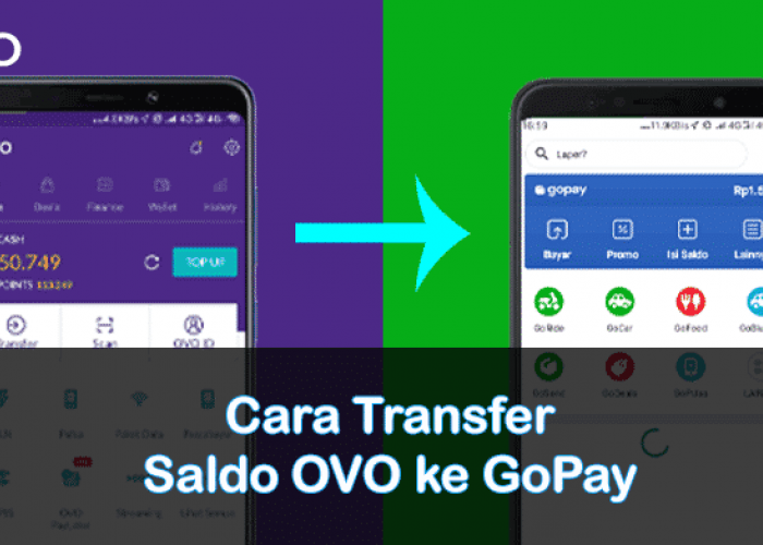 Tak sampa 1 Menit, Transfer OVO ke Gopay untuk Kemudahan Transaksi Keuangan yang Anam dan Nyaman