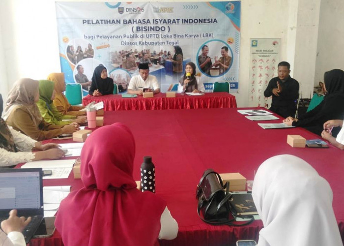 Pemkab Tegal Gelar Pelatihan Bisindo untuk Petugas Layanan Publik, Ini Tujuannya