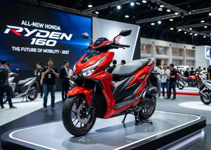 Review Honda Ryden 160 2027, Calon Penantang Yamaha Aerox Alpha Turbo?