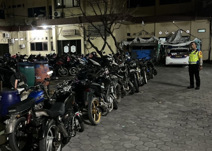 Diduga Dipakai untuk Balap Liar di Tegal, 26 Motor Diamankan Polisi