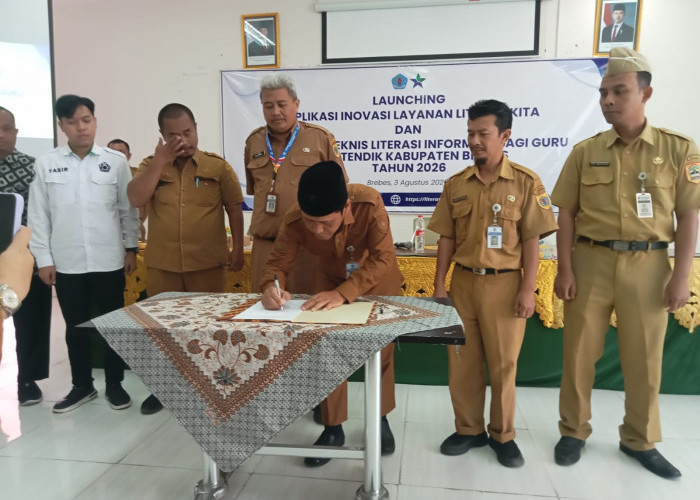 Lewet Literasikita, Pemkab Brebes Perkuat Layanan Perpustakaan Digital