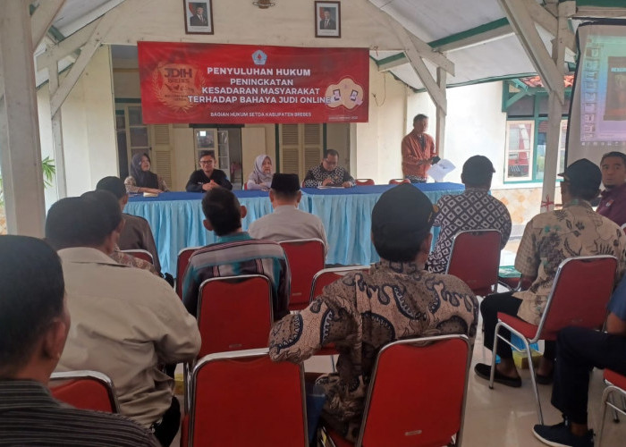 Kali Ini, Bagian Hukum Sosialisasi Bahaya Judol di Wilayah Pantura Brebes 