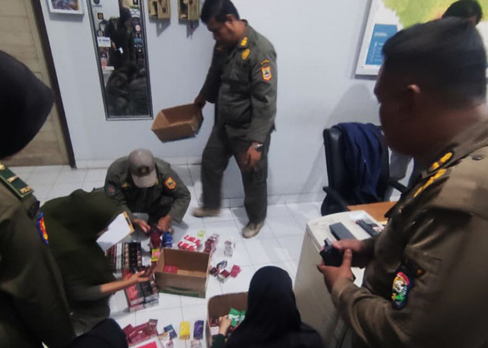 14.196 Batang Rokok Ilegal Disita di Tegal, Petugas Gabungan Periksa Terduga Pengedar