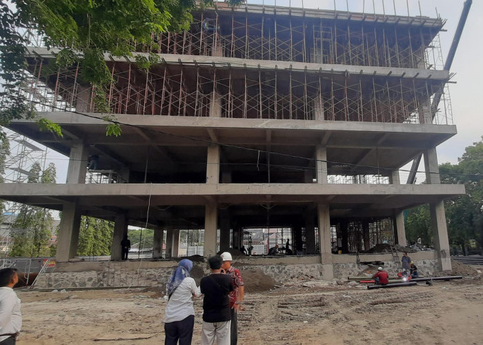 Keterlambatan 11,3 Persen, Pembangunan Mall Pelayanan Publik di Tegal Optimis Selesai 12 Desember 2023