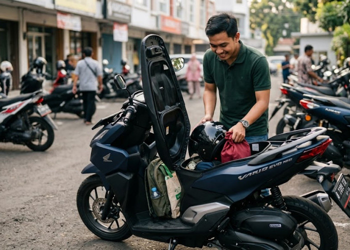 Bagasi Vario Evo 18 Liter, Cukup untuk Helm dan Barang Harian?