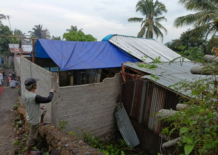 Rumah Warga Dukuh Kranjan Pemalang Ambruk Tertimpa Pohon Tumbang, Korban Alami Luka di Kepala 