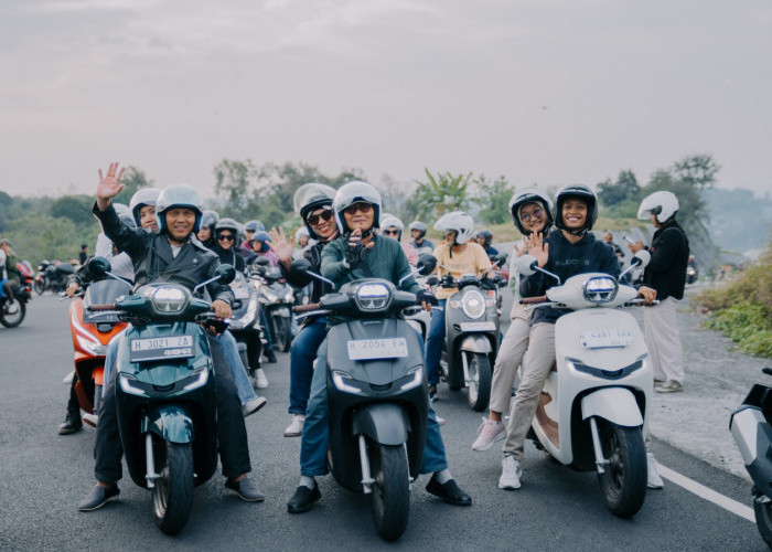 Gayengnya Stylo Fashion Ride di Semarang, 100 Bikers Kenalkan Ketangguhan dan Kenyamanan Honda Stylo 160