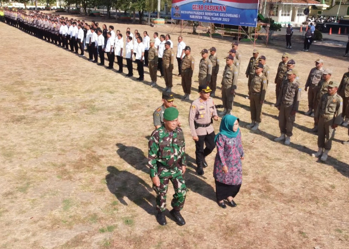 Bupati Cek Kesiapan Pengamanan Pilkades Serentak 2023 Kabupaten Tegal 