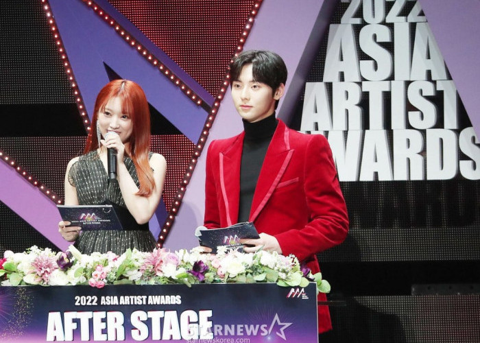 2022 Asia Artist Award AAA After Stage, Hwang Min Hyun Bius Penonton, Lyodra Ginting Raih Penghargaan