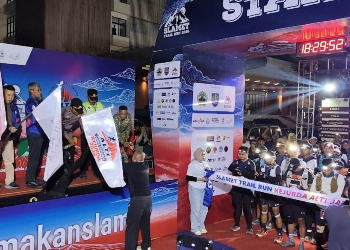 Ribuan Pelari Guncang Guci, Slamet Trail Run 2026 Sukses Bangkitkan Sport Tourism Tegal