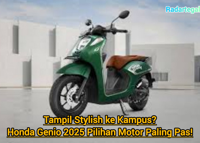 Tampil Stylish ke Kampus? Honda Genio 2025 Pilihan Motor Paling Pas!