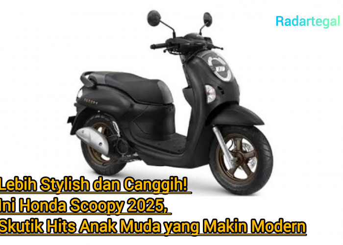 Semakin Stylish dan Kekinian, Honda Scoopy 2025 Jadi Skutik Hits Anak Muda yang Modern
