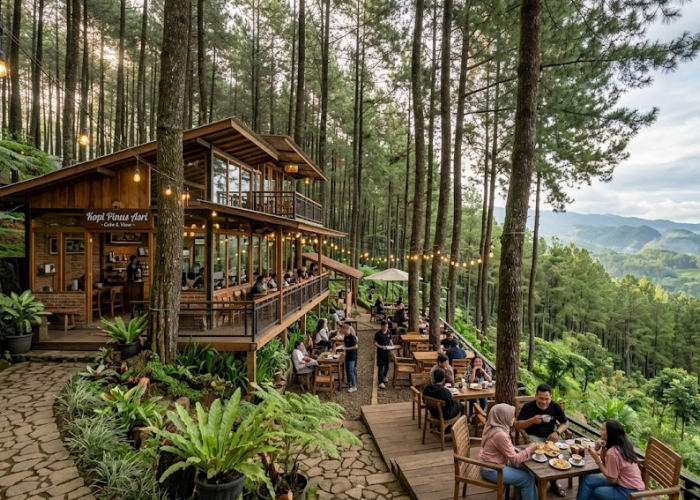 6 Cafe Unik di Batang 2026 yang Lagi Hits, Ada View Pantai dan Hutan