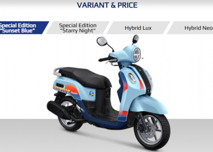 Keunggulan Yamaha Fazzio Special Edition Sunset Blue: Tampil Klasik dan Elegan
