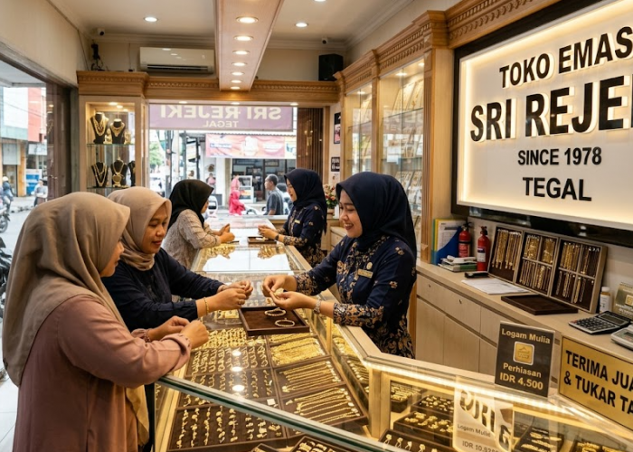 7 Rekomendasi Toko Emas Terpercaya di Tegal, Cocok untuk Investasi dan Perhiasan