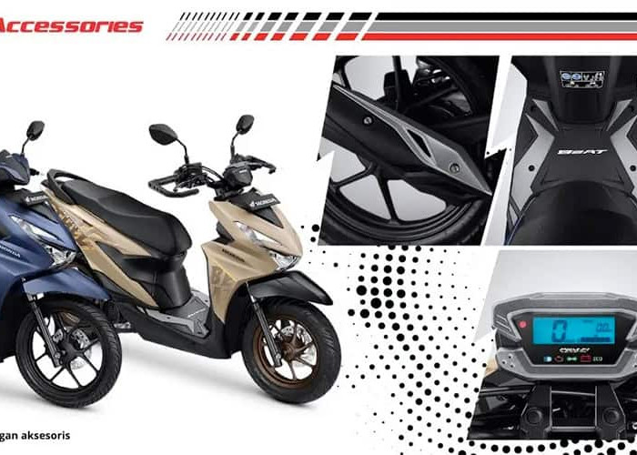 5 Aksesoris Resmi Honda BeAT Street, Bikin Motor Tambah Macho
