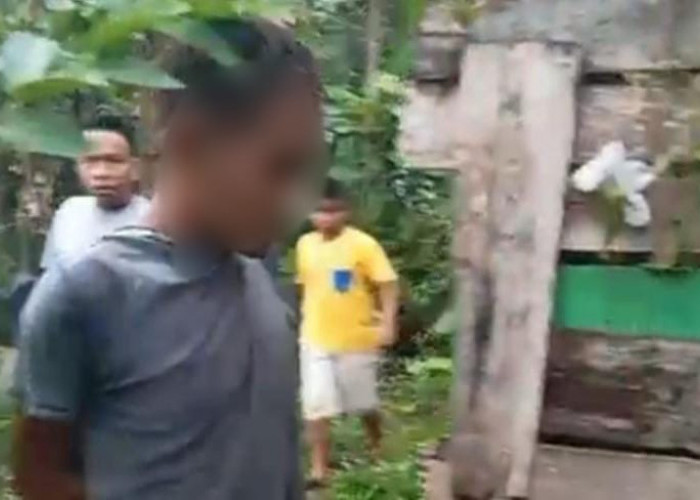 Viral di Medsos, Video Detik-detik Penangkapan Terduga Maling Motor di Brebes