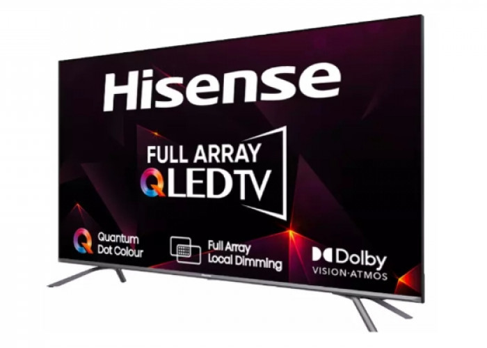 Spesifikasi Smart TV Hisense U6 QLED 4K Google TV Layar 55 Inci, Didukung Soundbar Terbaik