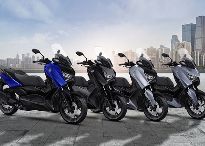 Skutik Premium YAMAHA XMAX Connected Meluncur dengan Baju dan Stripping Baru, Segini Harga di Jateng