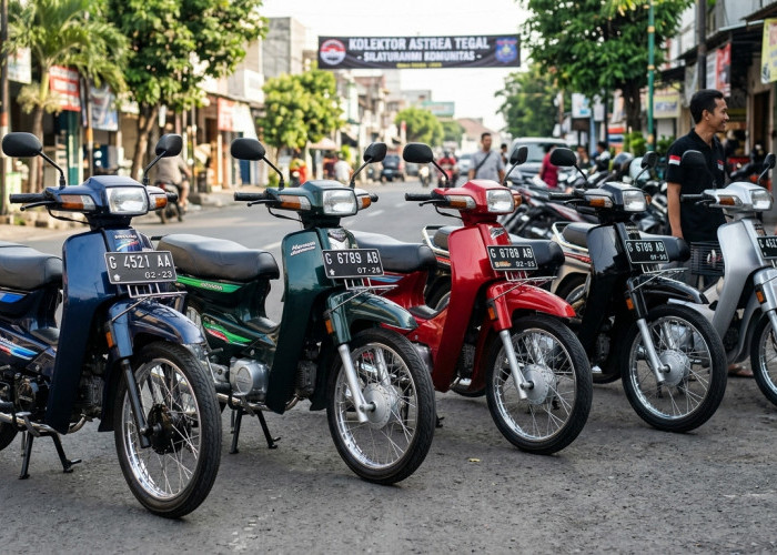 Kelebihan Astrea Grand dan Prima Membuat Kolektor di Tegal Semakin Terpikat Motor Bebek Jadoel dan Legend
