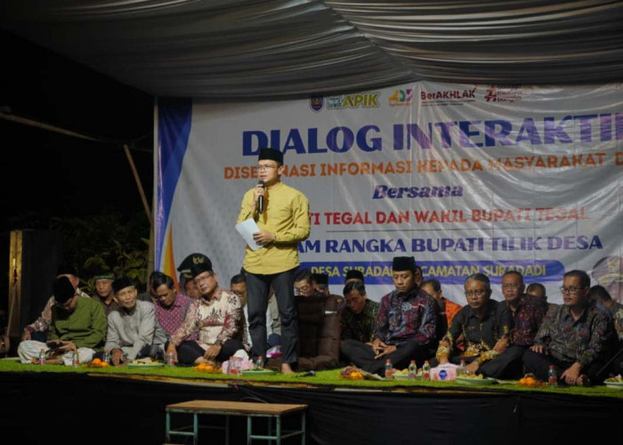 Program Tilik Desa Pemkab Tegal di Suradadi Jadi Ruang Curhat Warga Kepada Bupati 
